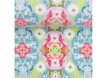 Baumwolle - Julia Ornamente kiwi grün